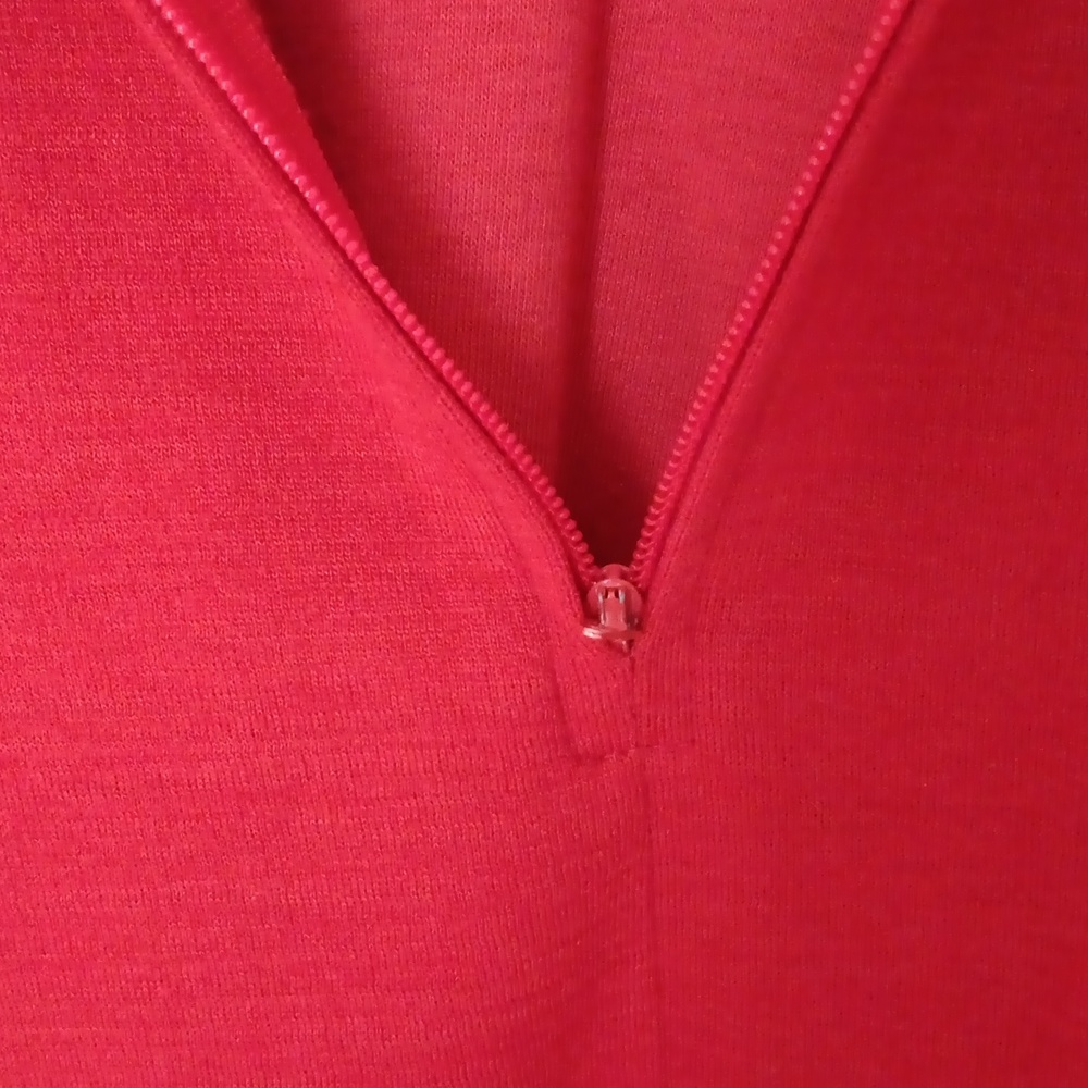 Red Aline Dress By Larue of Palm Beach.Vintage.8 Petite - Picture 7 of 8